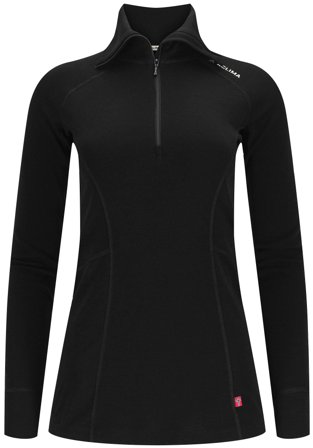 Aclima WarmWool Polo W's Jet Black