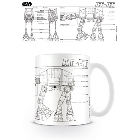 Star Wars - AT AT Sketch - Mugg