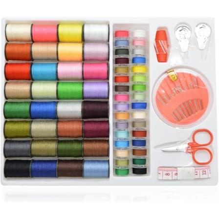 64 syruller Komplett sysett Sysett Syboks Sytilbehør Haberdashery Sysett