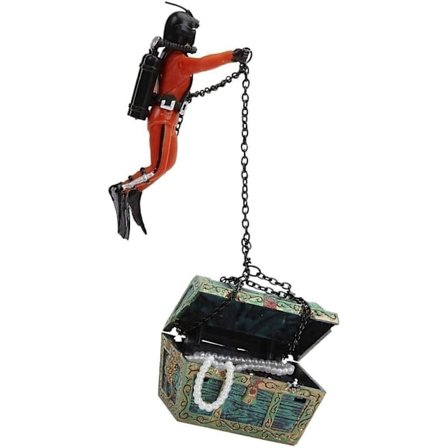 Aarrearkku ja sukeltaja Live-Action -ilmastin kupliva liike