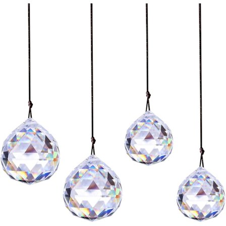 4 kpl sateenkaaren riippuva ikkunakristalli, riippuva sateenkaari