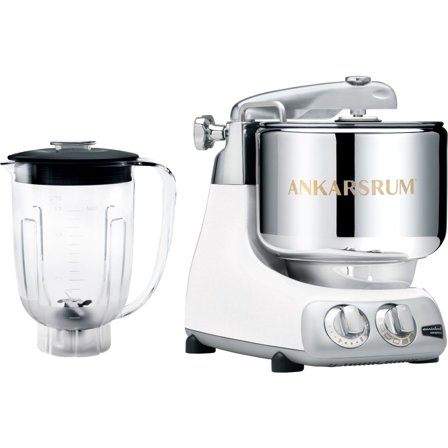 Ankarsrum AKM 6230 kjøkkenmaskin + blender, Mineral White' - 'Mineral hvit