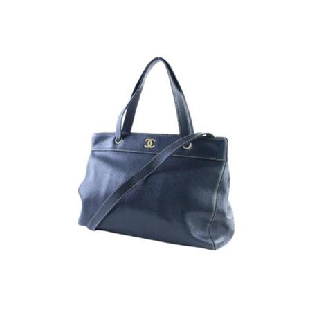 Chanel Vintage, Pre-owned Leather chanel-bags Zwart, Dames, Maat:ONE Size