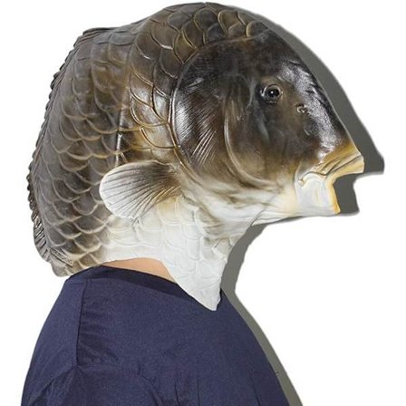 Fiskemaske på tilbud Halloween Kostume Festdyr Hovedbeklædning Cosplay