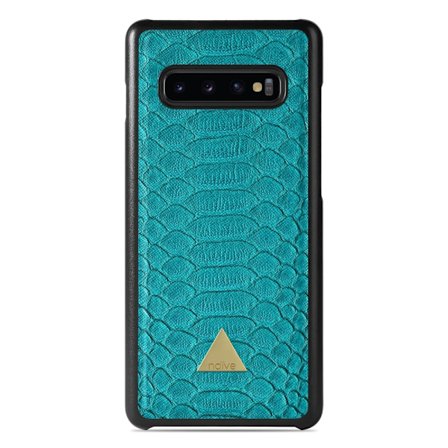 Naive Samsung Galaxy S10 Skal - Turquoise Snake
