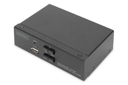 Digitus DS-12870 - KVM / lyd / USB-svitsj - 2 porter
