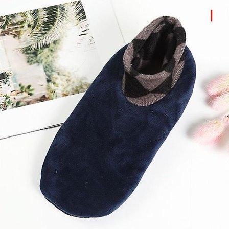1 par Herr Vinter Varm Mjuk Fleece Tjock Sängstrumpa Halkfri Toffel Golvstrumpor-lingling}