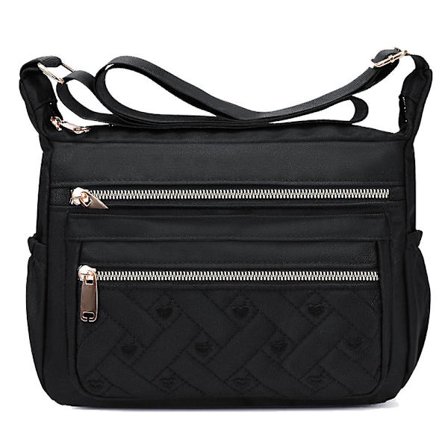 Multifunktionel skuldertaske, moderigtig og afslappet nylon Oxford stof taske