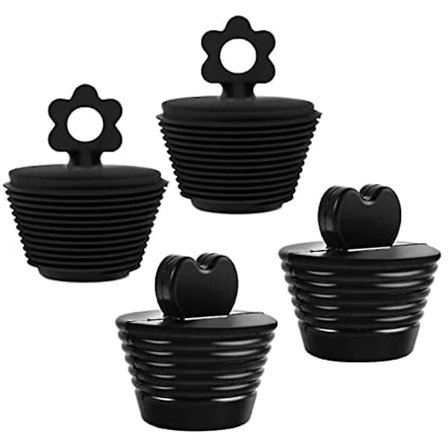 Ammevannan tulppa, 4 kpl, silikoninen ammevannan tulppa, sopii