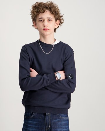 C.P. Company SWEATER Blå Tröjor Kille - Kids Brand Store