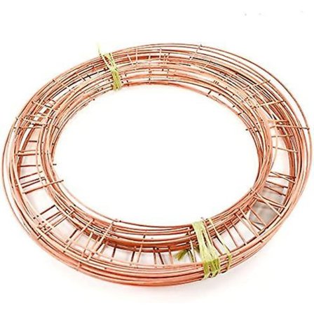 Pakke med 10 X 12" metalringe til festlige/jule håndværk (kranse osv.)