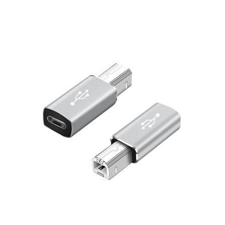 NÖRDIC USB-C til USB B-adapter til printere og MIDI-enheder Understøtter datasynkronisering