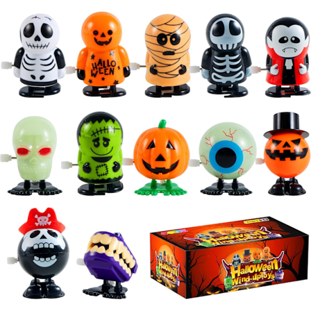 12-pakkauksen Halloween-kiert v lelusetti Halloween-juhlatarvikkeisiin, goody bag -t ytteisiin (12 osaa) Parent