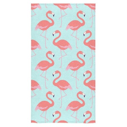 Flamingo Fugl Badehåndklæde Håndklæde Brusebad Håndklæde Vaskeklud 75x140 Cm