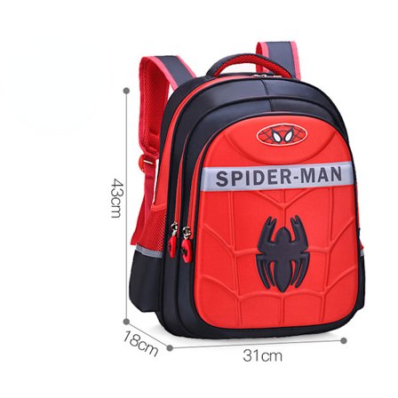 Elementary school tecknad ryggsäck pojke ryggsäck Little Spider Large