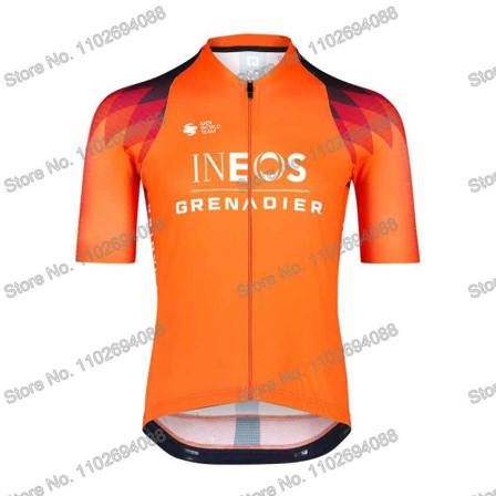 Ineos Grenadier 2023 Cykeltrøjesæt Kortærmet Sommer Cykeltøj Herre landevejscykelskjortedragt MTB Cykel Bib Shorts 11 3XL