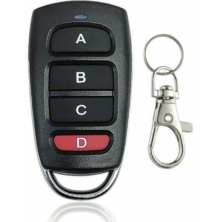 Universal Portåbne-Fjernbetjening Universal Garageport Fjernbetjening 433.92mhz 4-Knap Fjernbetjeninger Fast Kode Duplikator 1 stk