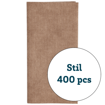 SERVIETT STIL KAKAO 1/4 48X48