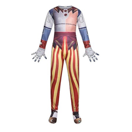 Sundrop og Moondrop FNAF Cosplay Kostyme Barn Anime Jumpsuit Maske Skrekk Halloween Jul Bursdagsfest Kostyme Z Tw -a