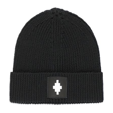 Marcelo Burlon Beanies , Zwart , Heren , Maat: M Hoeden