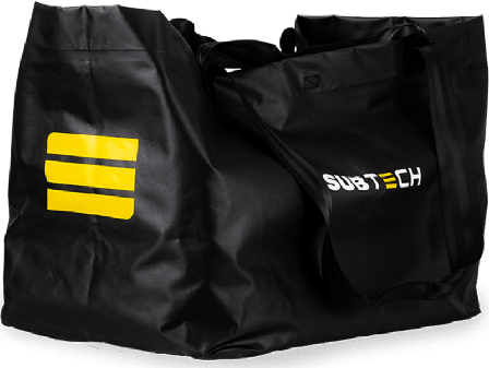 Subtech Sports Dry Totebag 90L shoulder bags Black 90L