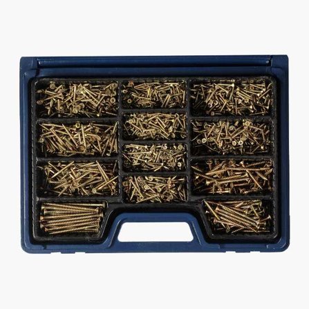 Träskruv Mix 1700 St - Biltema