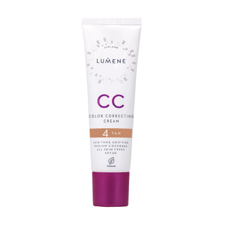 Lumene CC Color Correcting Cream SPF20, 5 Deep Tan, 30 ml