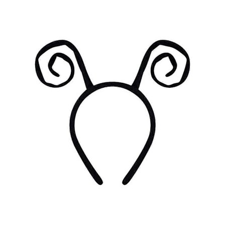 Perhosen Tuntosarvipanta, Säädettävä Musta Samettiantenni Pukuun