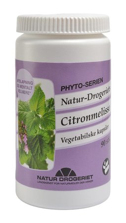 Natur Drogeriet Citronmelisse 300 mg 90 kaps., Helse & Madvarer, Kosttilskud, Øvrige Kosttilskud