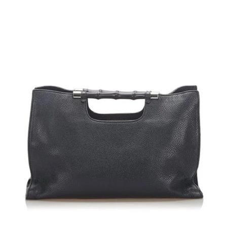 Gucci Vintage, Pre-owned Leather gucci-bags Zwart, Dames, Maat:ONE Size