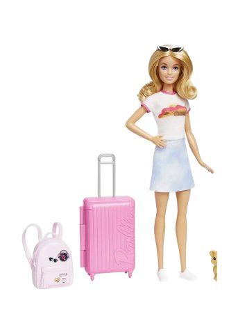 Barbie Family Refreshed Travel Barbie Patterned Barbie