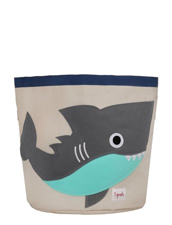 Storage Container Round Grey 3 Sprouts