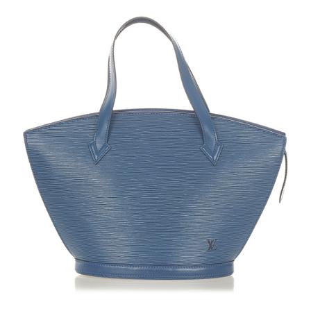 Louis Vuitton Vintage, Pre-owned Epi Saint Jacques PM Short Strap Leather Blauw, Dames, Maat:ONE Size