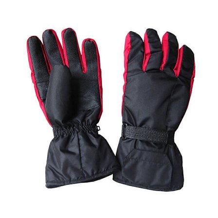 Opvarmede handsker til kvinder, elektrisk opvarmning, ski, 2 par, sort