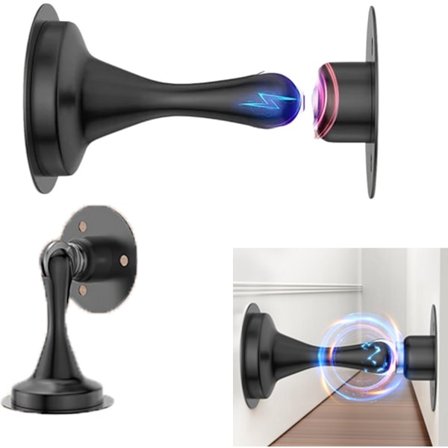 Ovenpysäytin 2 kpl erittäin vahva magneettinen ovenpysäytin ei porausta tai ruuveja magneettinen ovenpidike moderni ovenpidike piilotettu asennus 