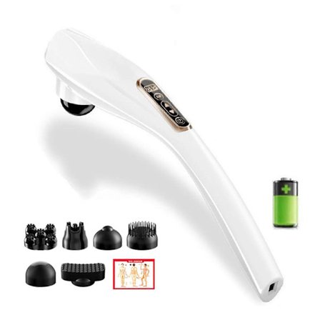 Handhållen Nacke Ryggmassage - Kropp Axel Nacke Midja Och Ben Elektrisk Slagmassage Sticka Hammare