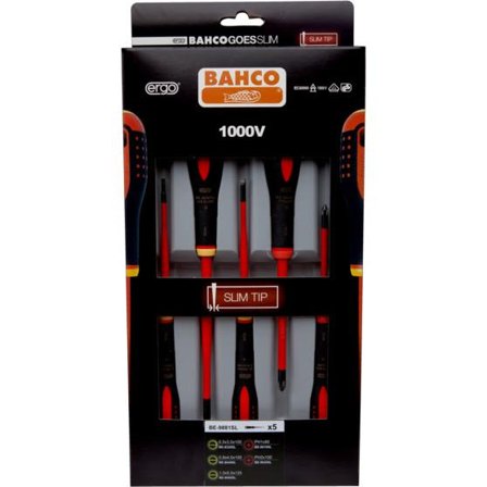 Bahco BE-9881SL Skrutrekkersett, Håndverktøy