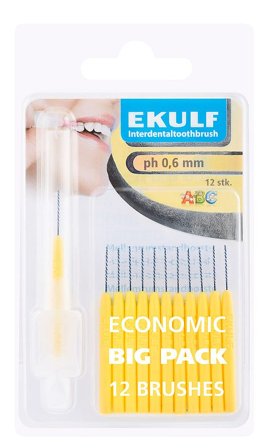 Ekulf Mellemrumsbørste 0,6, Medicin & Pleje, Mund & Tandpleje, Tandstikker