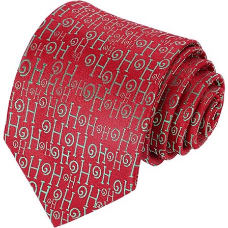 Juleslips for menn, silkebånd for menns julebord, julerød