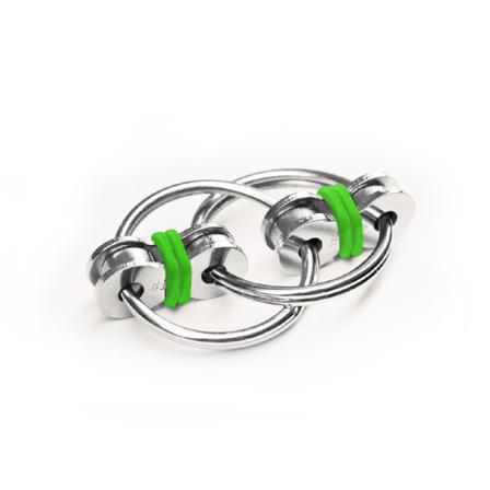 2st Bike Chain Fidget Toy, Svart Green