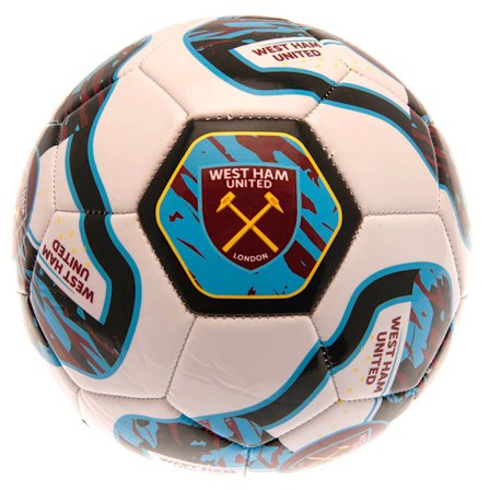 West Ham United FC Tracer Fotboll 5 Claret Red/Blue/White
