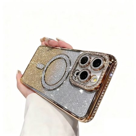 iPhone 16 Pro Max -puhelinkotelo, liukuväri kulta