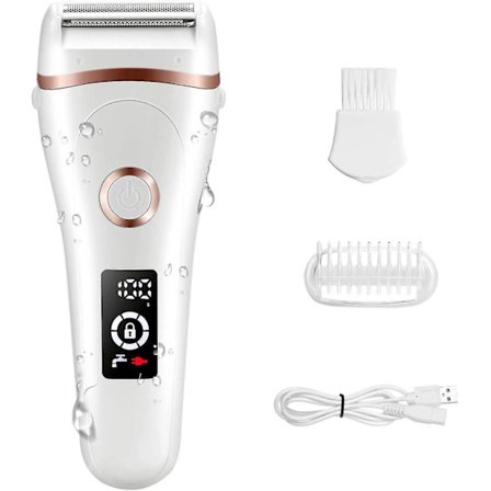 Electric Razor For Women Painless Lady Trimmer Usb Girl Body Hair Shaver