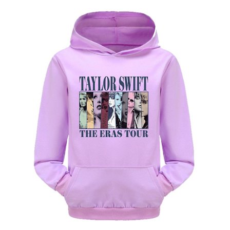 3-16 år Børn Pop Taylor Swift The Eras Tour Trykt Hoodie Piger Drenge Hættetrøje Pullover Toppe