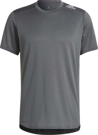 Adidas Men's Designed 4 Running T-Shirt Men Short sleeved fitness sweater Grey M