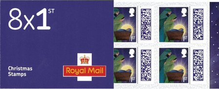 England - Julen værdi 1st - Postfrisk frimærkehæfte