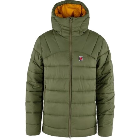 Fjällräven Expedition Mid Winter Gilete S - male - Green-Mustard Yellow - Winter Giletes