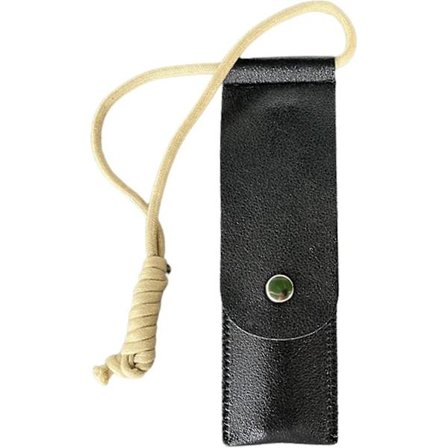 Camping Spisepinde Etui, Udendørs Bærbar Foldbar Spisepinde Læder Etui