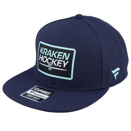 Fanatics - Seattle Kraken Authentic Pro Prime Navy Snapback Snapback Blue Cap - NHL @ Hatstore