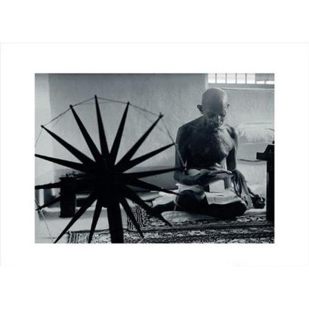 Time Life Mahatma Gandhi Print 30cm X 40cm Grå/vit